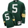 Paul Hornung Green Bay Football Jersey - Green Bay #5 Football Jersey(Green Throwback)