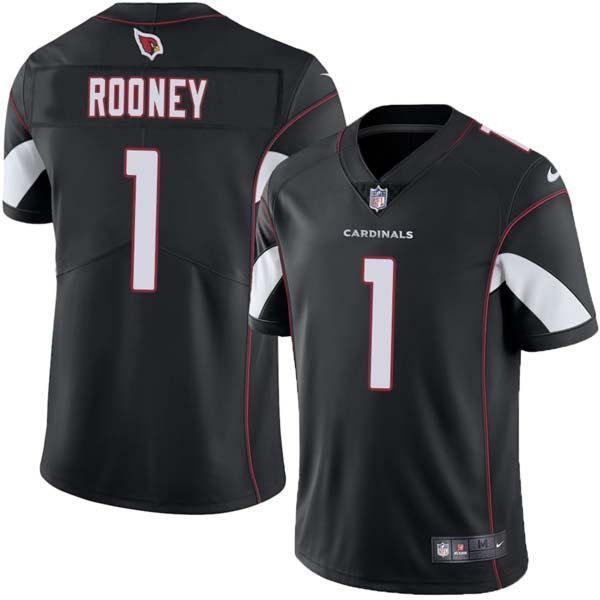Black Cobb Rooney Cardinals #1 Stitched American Football Jersey Custom Sewn-on Patches Mens Womens Youth