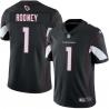 Black Cobb Rooney Cardinals #1 Stitched American Football Jersey Custom Sewn-on Patches Mens Womens Youth