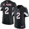 Black Brian St. Pierre Cardinals #2 Stitched American Football Jersey Custom Sewn-on Patches Mens Womens Youth