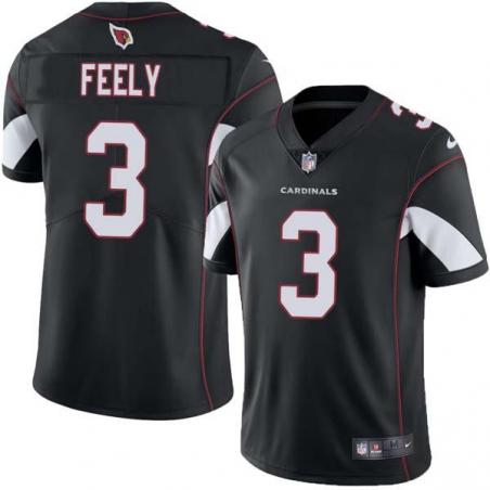 Black Jay Feely Cardinals #3 Stitched American Football Jersey Custom Sewn-on Patches Mens Womens Youth