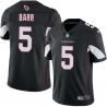Black Mike Barr Cardinals #5 Stitched American Football Jersey Custom Sewn-on Patches Mens Womens Youth