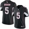 Black Ben Graham Cardinals #5 Stitched American Football Jersey Custom Sewn-on Patches Mens Womens Youth