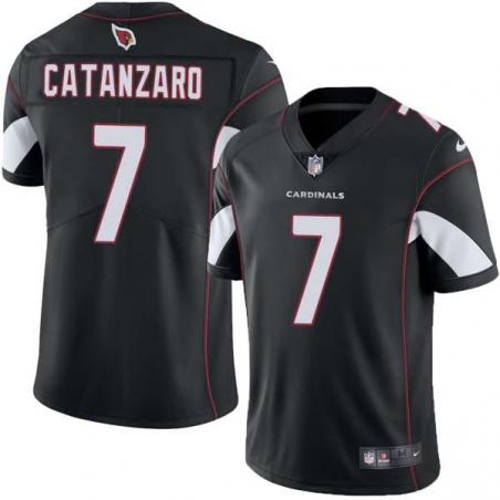 Black Chandler Catanzaro Cardinals #7 Stitched American Football Jersey Custom Sewn-on Patches Mens Womens Youth