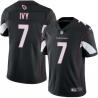 Black Pop Ivy Cardinals #7 Stitched American Football Jersey Custom Sewn-on Patches Mens Womens Youth