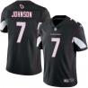 Black Ray Johnson Cardinals #7 Stitched American Football Jersey Custom Sewn-on Patches Mens Womens Youth