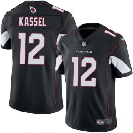Black Chuck Kassel Cardinals #12 Stitched American Football Jersey Custom Sewn-on Patches Mens Womens Youth