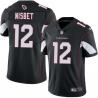 Black Dave Nisbet Cardinals #12 Stitched American Football Jersey Custom Sewn-on Patches Mens Womens Youth