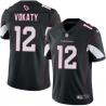 Black Otto Vokaty Cardinals #12 Stitched American Football Jersey Custom Sewn-on Patches Mens Womens Youth