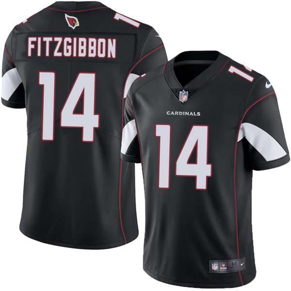 Black Paul Fitzgibbon Cardinals #14 Stitched American Football Jersey Custom Sewn-on Patches Mens Womens Youth