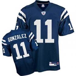 Anthony Gonzalez Indianapolis Football Jersey - Indianapolis #11 Football Jersey(Blue)