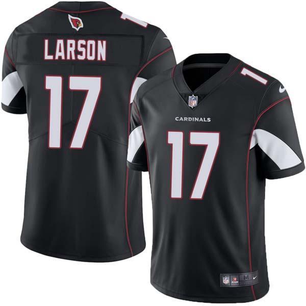 Black Ojay Larson Cardinals #17 Stitched American Football Jersey Custom Sewn-on Patches Mens Womens Youth