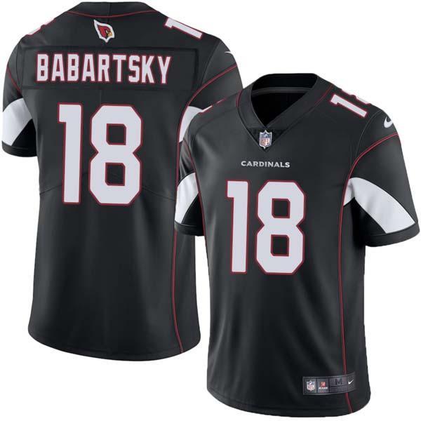 Black Al Babartsky Cardinals #18 Stitched American Football Jersey Custom Sewn-on Patches Mens Womens Youth