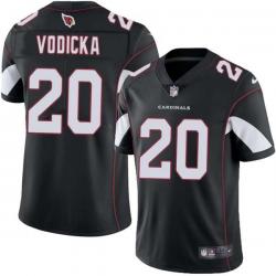 Black Joe Vodicka Cardinals #20 Stitched American Football Jersey Custom Sewn-on Patches Mens Womens Youth
