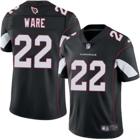 Black Matt Ware Cardinals #22 Stitched American Football Jersey Custom Sewn-on Patches Mens Womens Youth