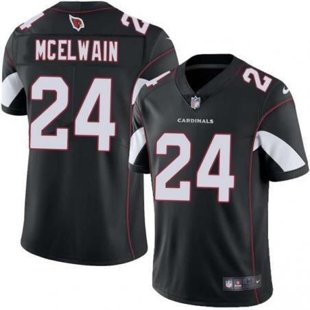 Black Bill McElwain Cardinals #24 Stitched American Football Jersey Custom Sewn-on Patches Mens Womens Youth