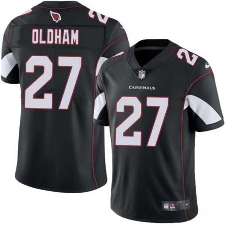 Black Chris Oldham Cardinals #27 Stitched American Football Jersey Custom Sewn-on Patches Mens Womens Youth