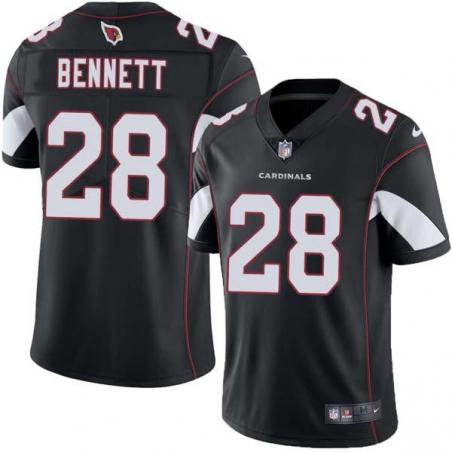 Black Tommy Bennett Cardinals #28 Stitched American Football Jersey Custom Sewn-on Patches Mens Womens Youth