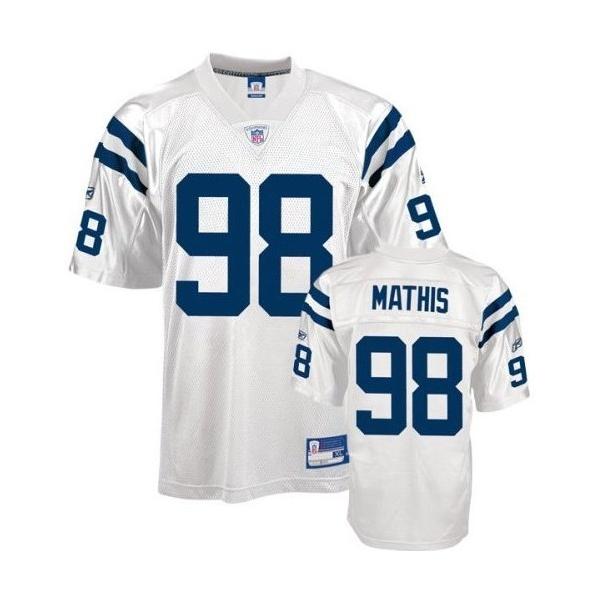 Robert Mathis Indianapolis Football Jersey - Indianapolis #98 Football Jersey(White)