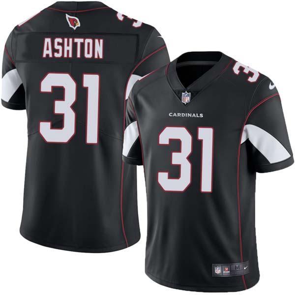 Black Josh Ashton Cardinals #31 Stitched American Football Jersey Custom Sewn-on Patches Mens Womens Youth