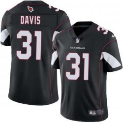 Black Jerry Davis Cardinals #31 Stitched American Football Jersey Custom Sewn-on Patches Mens Womens Youth