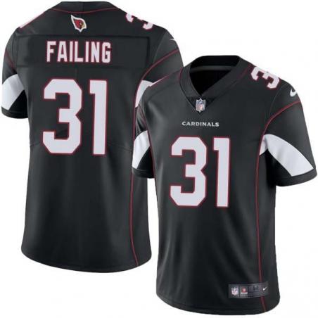 Black Fred Failing Cardinals #31 Stitched American Football Jersey Custom Sewn-on Patches Mens Womens Youth