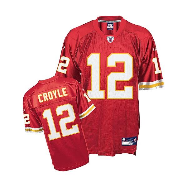 Brodie Croyle KC Football Jersey - KC #12 Football Jersey(Red)