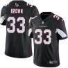 Black Theotis Brown Cardinals #33 Stitched American Football Jersey Custom Sewn-on Patches Mens Womens Youth