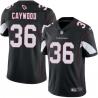 Black Les Caywood Cardinals #36 Stitched American Football Jersey Custom Sewn-on Patches Mens Womens Youth