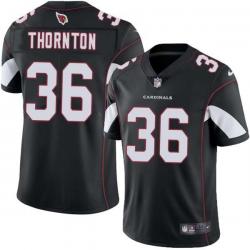 Black Bill Thornton Cardinals #36 Stitched American Football Jersey Custom Sewn-on Patches Mens Womens Youth