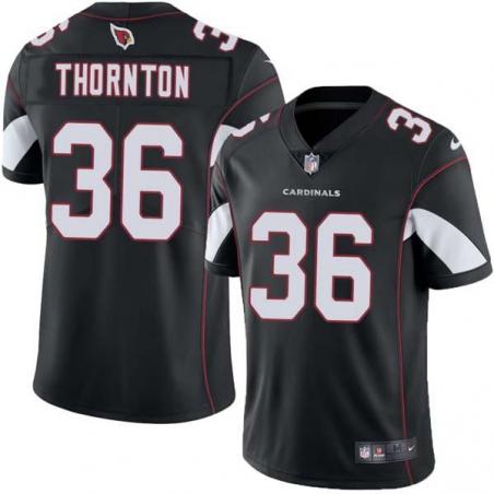 Black Bill Thornton Cardinals #36 Stitched American Football Jersey Custom Sewn-on Patches Mens Womens Youth