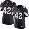 Black Pop Ivy Cardinals #42 Stitched American Football Jersey Custom Sewn-on Patches Mens Womens Youth