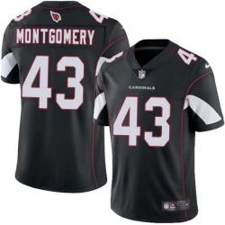 Black Bill Montgomery Cardinals #43 Stitched American Football Jersey Custom Sewn-on Patches Mens Womens Youth