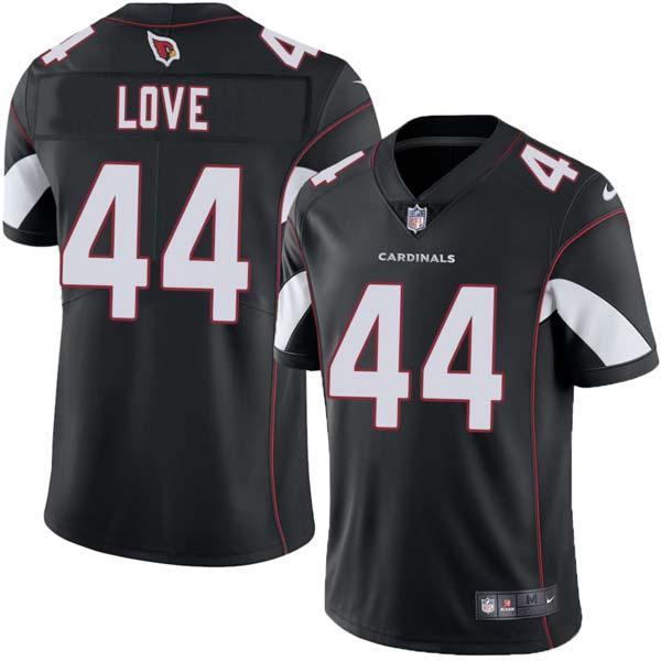 Black Randy Love Cardinals #44 Stitched American Football Jersey Custom Sewn-on Patches Mens Womens Youth