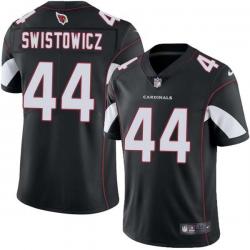Black Mike Swistowicz Cardinals #44 Stitched American Football Jersey Custom Sewn-on Patches Mens Womens Youth