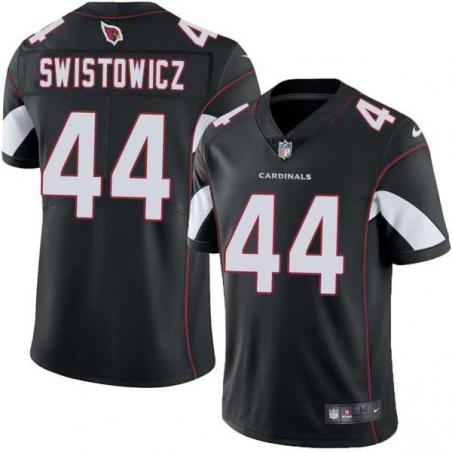Black Mike Swistowicz Cardinals #44 Stitched American Football Jersey Custom Sewn-on Patches Mens Womens Youth