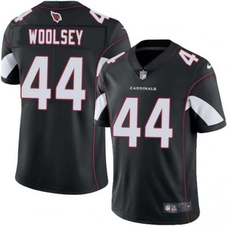 Black Rolly Woolsey Cardinals #44 Stitched American Football Jersey Custom Sewn-on Patches Mens Womens Youth