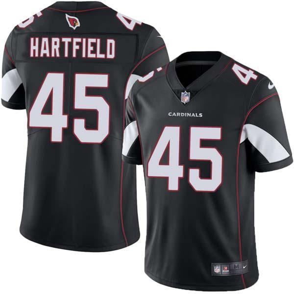 Black Trevon Hartfield Cardinals #45 Stitched American Football Jersey Custom Sewn-on Patches Mens Womens Youth