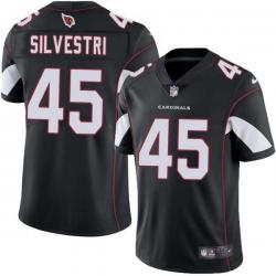 Black Carl Silvestri Cardinals #45 Stitched American Football Jersey Custom Sewn-on Patches Mens Womens Youth