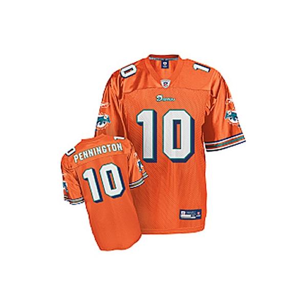 Chad Pennington Miami Football Jersey - Miami #10 Football Jersey(Orange)