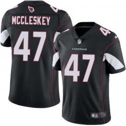 Black J.J. McCleskey Cardinals #47 Stitched American Football Jersey Custom Sewn-on Patches Mens Womens Youth