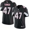 Black Zeke Turner Cardinals #47 Stitched American Football Jersey Custom Sewn-on Patches Mens Womens Youth