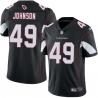 Black Rashad Johnson Cardinals #49 Stitched American Football Jersey Custom Sewn-on Patches Mens Womens Youth