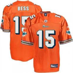 Davone Bess Miami Football Jersey - Miami #15 Football Jersey(Orange)