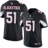 Black Darryl Blackstock Cardinals #51 Stitched American Football Jersey Custom Sewn-on Patches Mens Womens Youth