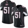 Black Pop Ivy Cardinals #51 Stitched American Football Jersey Custom Sewn-on Patches Mens Womens Youth
