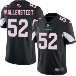 Black Brett Wallerstedt Cardinals #52 Stitched American Football Jersey Custom Sewn-on Patches Mens Womens Youth