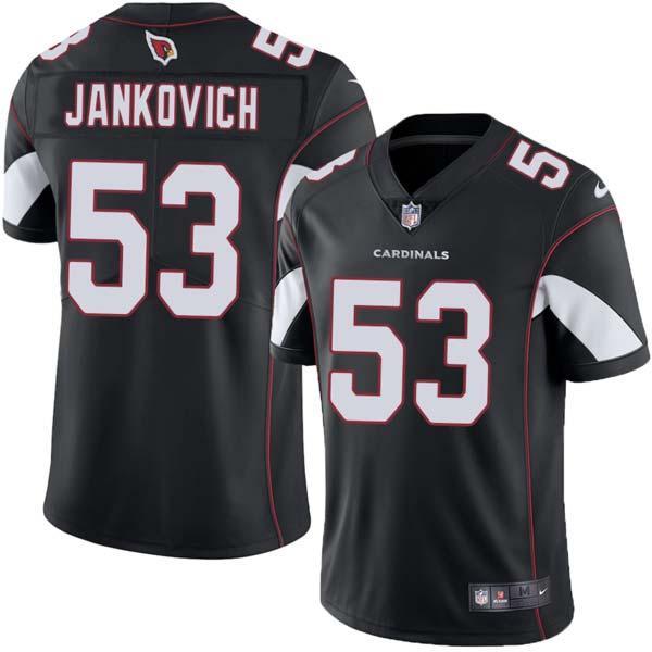 Black Keever Jankovich Cardinals #53 Stitched American Football Jersey Custom Sewn-on Patches Mens Womens Youth
