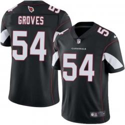 Black Quentin Groves Cardinals #54 Stitched American Football Jersey Custom Sewn-on Patches Mens Womens Youth