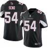 Black Frank Seno Cardinals #54 Stitched American Football Jersey Custom Sewn-on Patches Mens Womens Youth